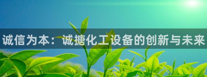 新航娱乐入网要求：诚信为本：诚搪化工设备的创新与未来